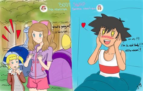 Request Body Swap Ash And Serena Pokemon Ash And Serena Body Swap Pokemon