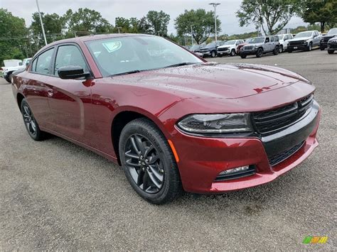 2019 Octane Red Pearl Dodge Charger Sxt Awd 134948627 Photo 7