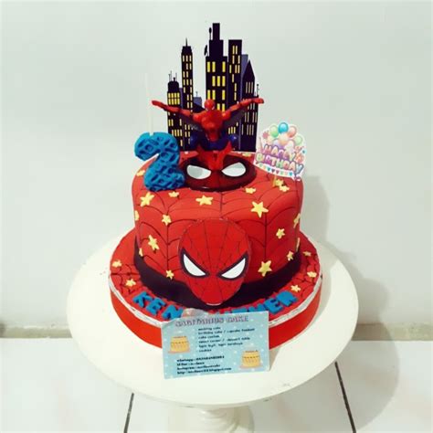 Gambar Kue Ulang Tahun Spiderman Mosi