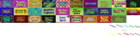 Spongebob Squarepants Season 9 Scoreboard Part 2 By Seanthegem On