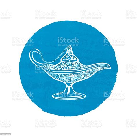 Icon Vector Illustration Genie Lamp Stock Illustration Download Image
