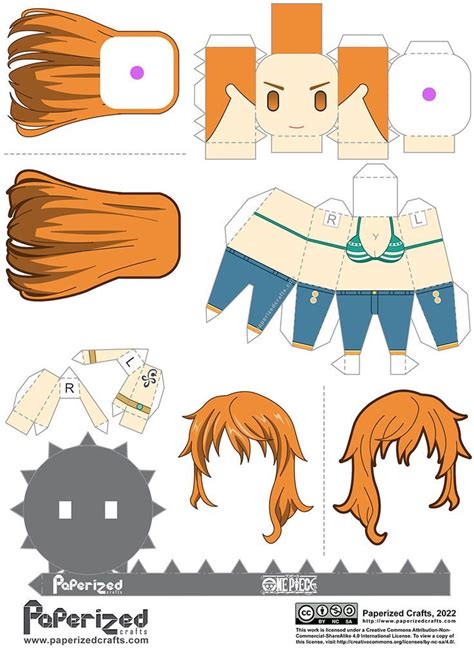 Nami Paper Toy Free Printable Papercraft Templates Porn Sex Picture