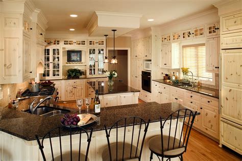 White Washed Knotty Pine Kitchen West Bend Wisconsin Pine Kitchen