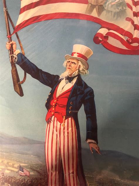 Vintage Original WWI Uncle Sam Love Of Freedom Patriotic Etsy