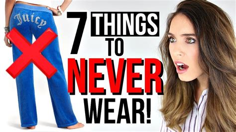 7 Things Women Should Never Wear Youtube