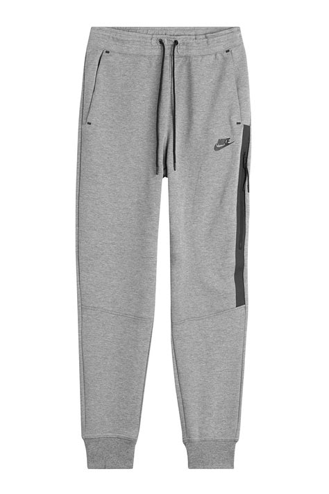 Nike Cotton Blend Sweatpants In Gray Lyst