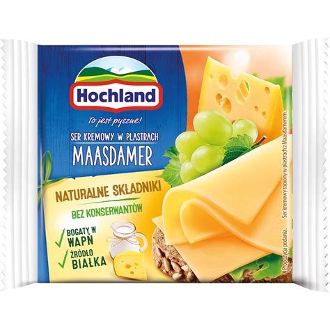 Hochland Maasdamer Cream Cheese In Slices G Food Plus Shop Online