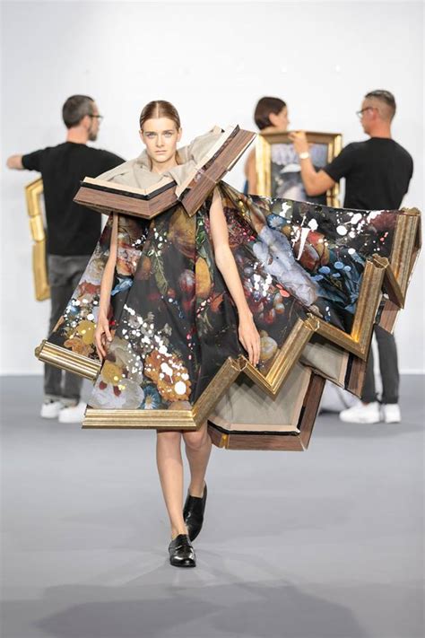 Framed Paintings Are Transformed Into Wearable Art During