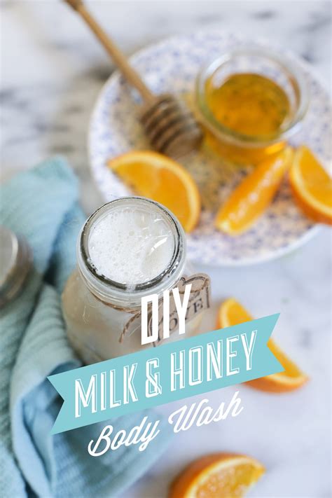 Diy Homemade Milk And Honey Body Wash Live Simply
