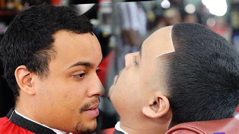 Extremely Hard How To Fix A Receding Line Up Barber Tutorial Youtube