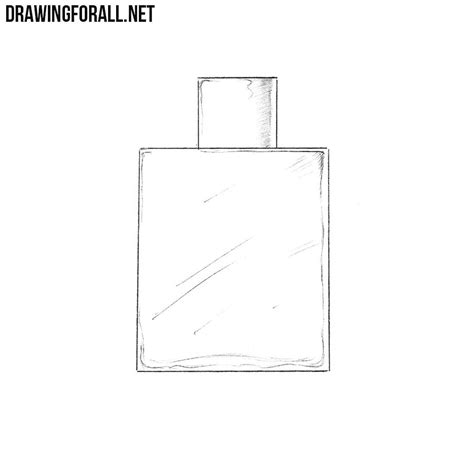 how to draw a perfume bottle