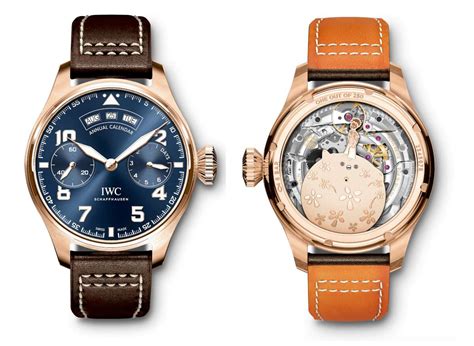 Iwc schaffhausen was founded in switzerland by american engineer florentine ariosto jones in 1868. IWC Big Pilot's Watch Annual Calendar Edition "Le Petit ...
