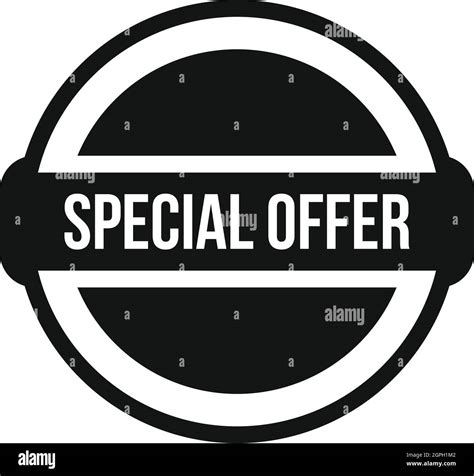 Special Offer Circle Icon Simple Style Stock Vector Image And Art Alamy