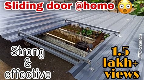 Roofing With Sliding Doorsroof Top Slide Door Settingmake It Easily