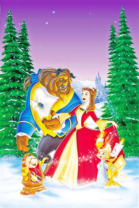 Walt Disney Posters Beauty And The Beast The Enchanted Christmas
