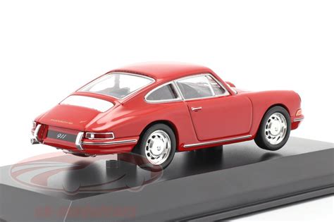 Welly 143 Porsche 911 901 Nr 57 Baujahr 1964 Rot Map01991118