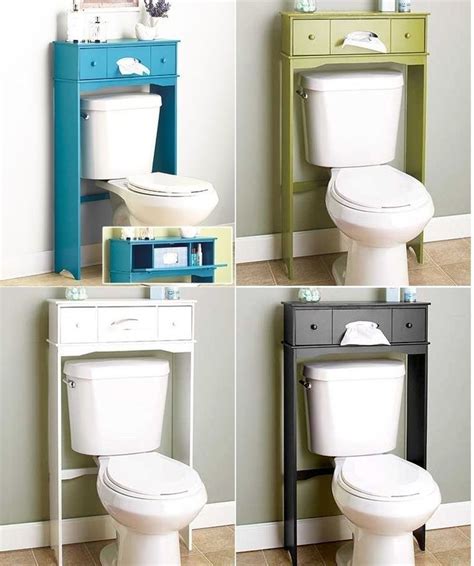 They also help in easing your distress about bathroom clutter. Bathroom Space Saver Storage Over the Toilet Cabinet ...