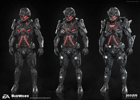 Frederic Daoust Mass Effect Andromeda Remnant Armor Set