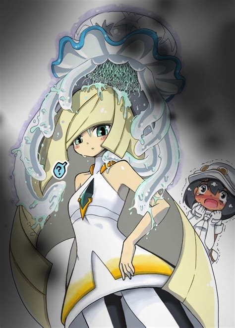 Lusamine Aether Foundation Employee And Nihilego Pokemon And 2 More Drawn By Kinkuri