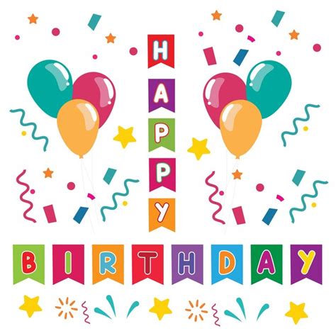 Premium Vector Happy Birthday Vector Design