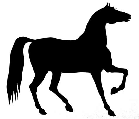 Silhouette Of Horses Running At Getdrawings Free Download