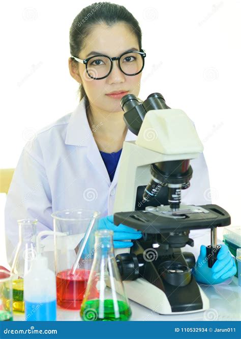 Medical Technologist Working In Laboratory Stock Photo Image Of
