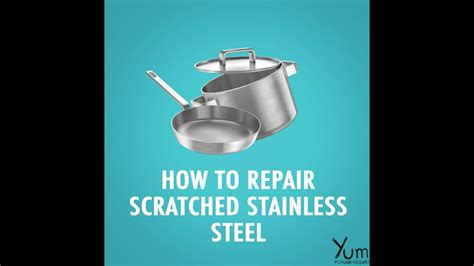 Black stainless steel appliances can be scratched a bit easier than you might think. How to Repair Scratched Stainless Steel - YouTube