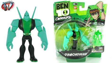 Ben 10 Omniverse Diamondhead Action Figure Toy Review Bandai Youtube