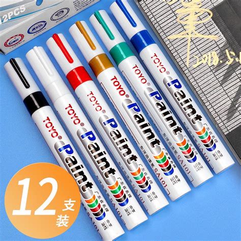 Toyo Paint Pen White Marker Pen Sa101 Touch Up Pen Tombstone Paint Pen