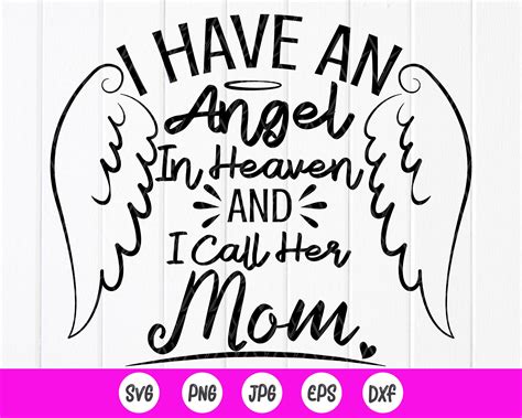 Dad In Heaven Angels In Heaven Svg Quotes Funny Quotes Loss Quotes