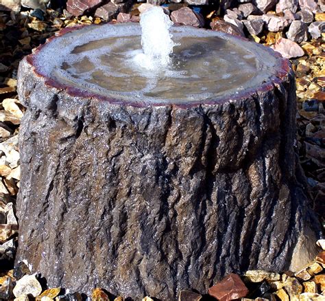 Tree Stump Water Fountain Tyres2c
