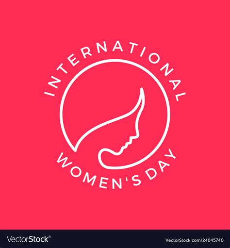 International Womens Day Banner Royalty Free Vector Image