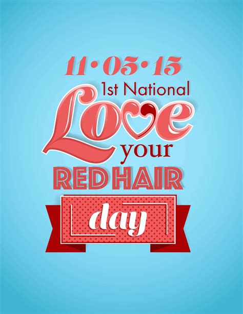 Love Your Red Hair Day What Its All About