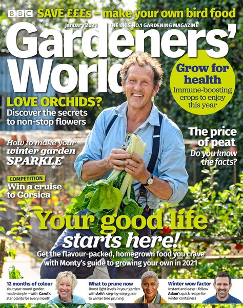 Bbc Gardeners World Magazine January 2021 Subscriptions Pocketmags
