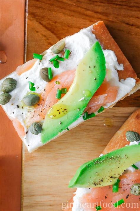 Smoked Salmon Appetizer With Goat Cheese And Avocado