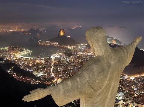Free Download Christ The Redeemer Is A Statue Of Jesus Christ In Rio De Janeiro X For
