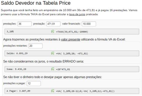 Prof AndrÉ Monte Azul Tabela Price