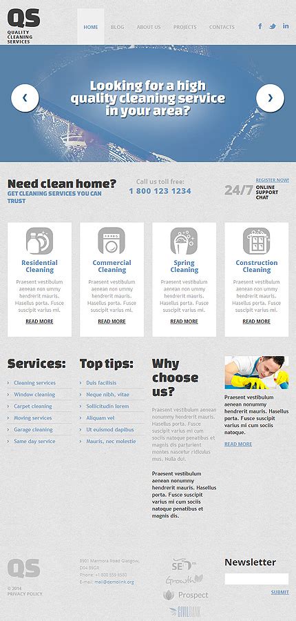 Maintenance Services Wordpress Theme 49360