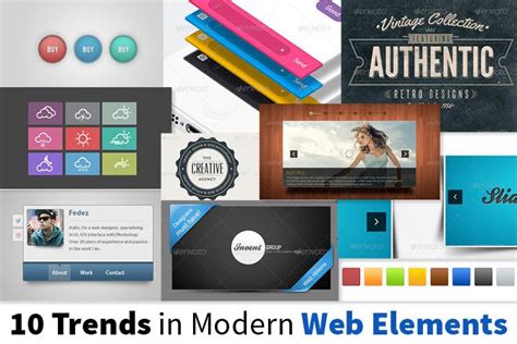 popular trends  modern web design elements design shack