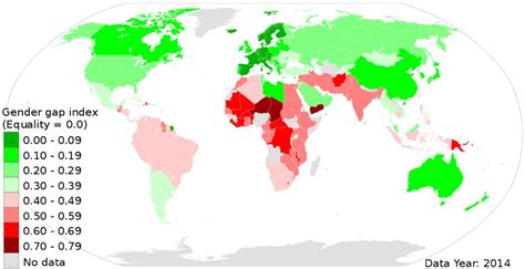 Gender Inequality Index Vivid Maps Gender Inequality Gender