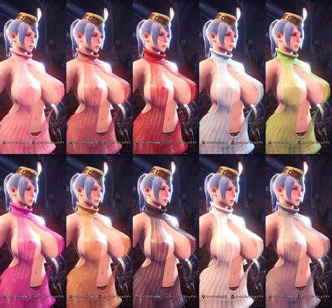 Monster Hunter World Nude Mod Implements Oily And Bouncy Bare Breasts Sankaku Complex