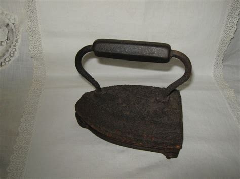 Antique Sad Iron With Cast Iron Trivet By Mamasaidvintage On Etsy