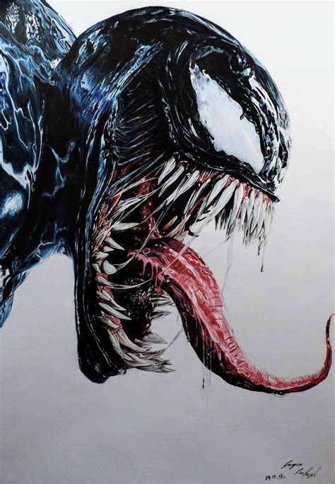 Drawing Of Venom Im 17 And Im From Poland Rzhcsubmissions