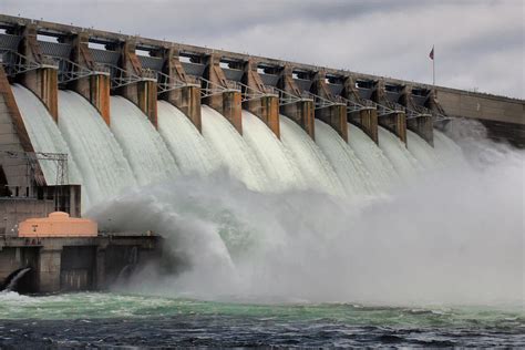 Hartwell Dam With Flood Gates Open Photograph By Lynne Jenkins Fine