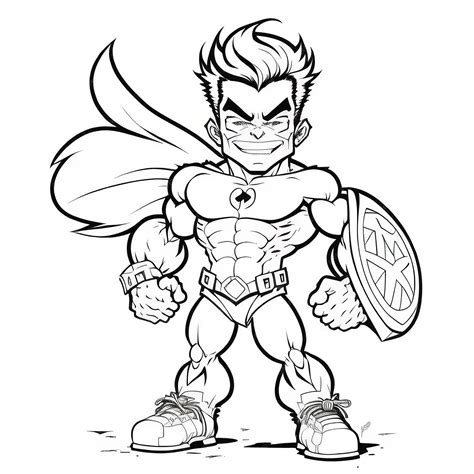 Superhero Logo Coloring Pages