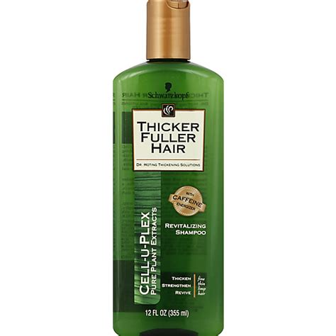 Thicker Fuller Hair Shampoo Revitalizing Health And Personal Care
