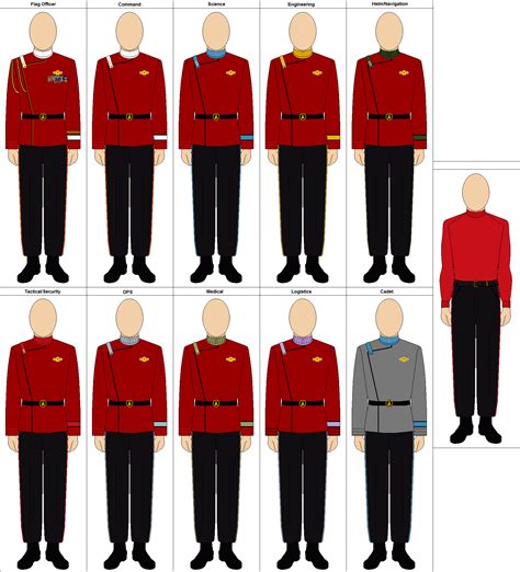 Starfleet Twok Uniforms With Changes By Charyui On Deviantart
