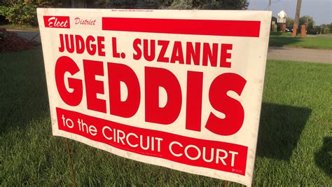 judge l suzanne geddis under investigation for campaign complaint