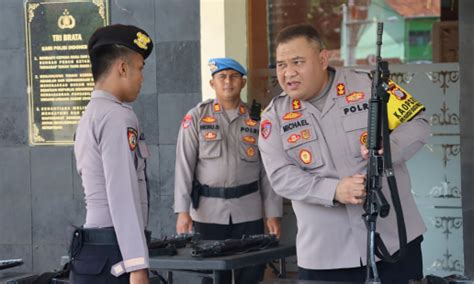 Polres Bantul Gelar Latihan Penggunaan Senjata Api