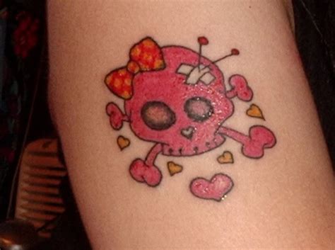 Pretty Tattoo Inspiration Pink Skulls